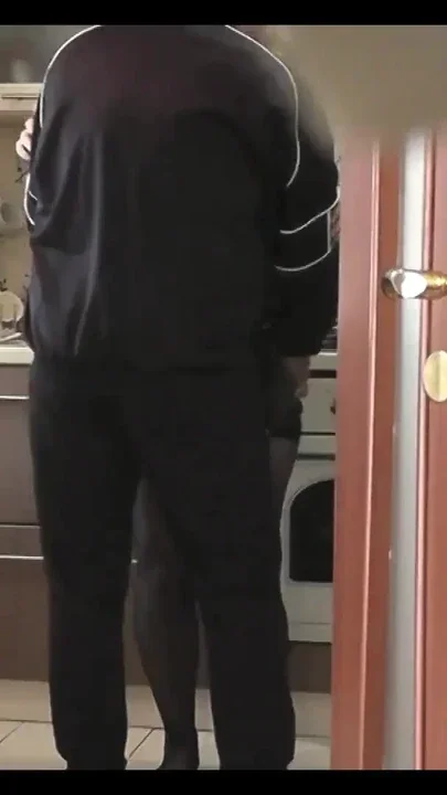 Wife called neighbor in kitchen fix kettle when husband is away He fucked pussy