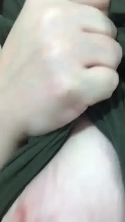 Hot big tit BBW plays with big dildo