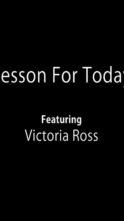 Lesson for today