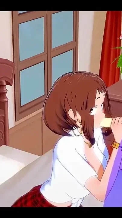 My Hero Academia Hentai - Uraraka Blowjob and Fucked - Japanese Asian Manga