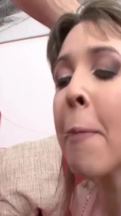 Bitch gags on a monster cock then gets ass fucked to a stretch