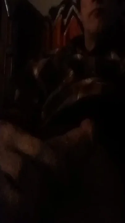 Me stroking my fat hard cock
