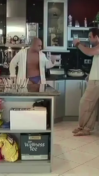 Stepmom Has Breakfast with Stepsons Cocks