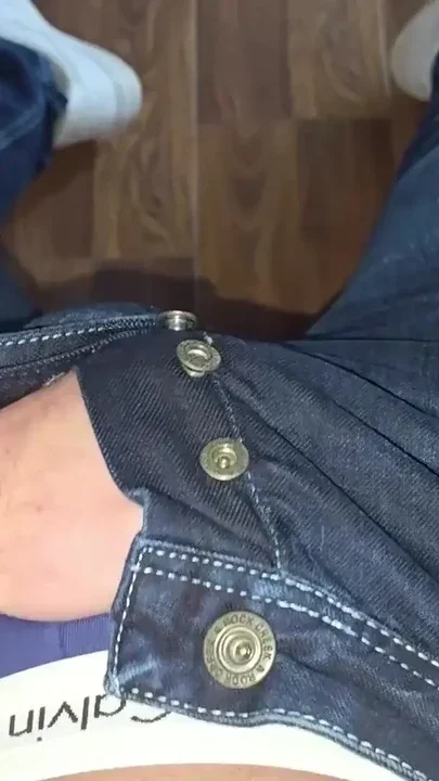 German voice in boss chair blue Calvin Klein boxer cock rock hard precum flowing Clip 1