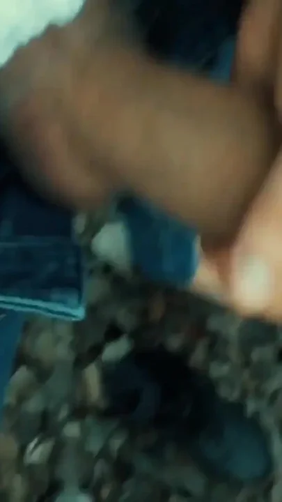 Twink Barefoot Jerking in the Park - Cumshot on Shoe and Foot
