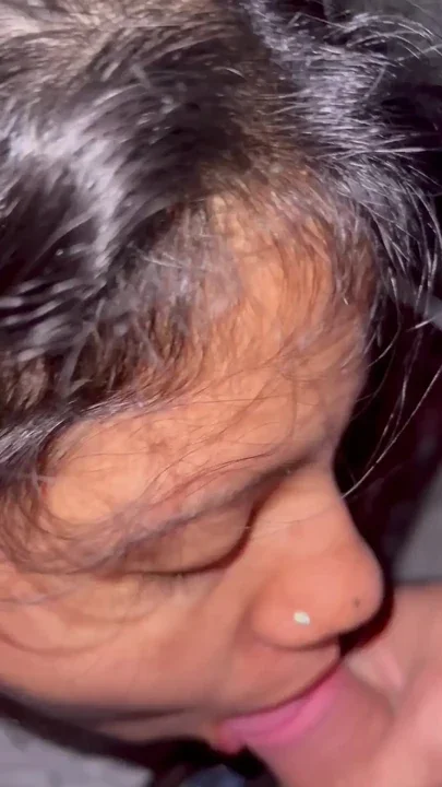 18 years old Latina sucking dick for the first time and swallow my cum 4times Clip 3