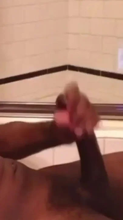 Wanking my big dick huge cumshot