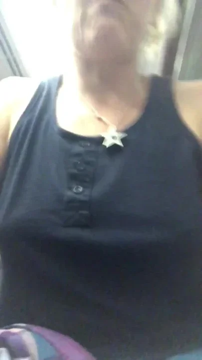 Almost got caught playing with my pussy on the train in my riskiest public wank