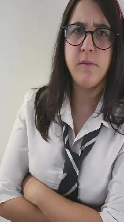 College Girl at Detention for Chew Bubblegum HD - Bunny Looner