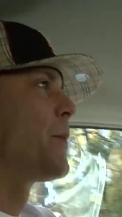 A nice stranger helps the blonde by giving her a ride and pummeling her twat