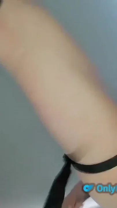 MILF Mistress allows her chastity sub to pleasure her with a strap on Clip 2