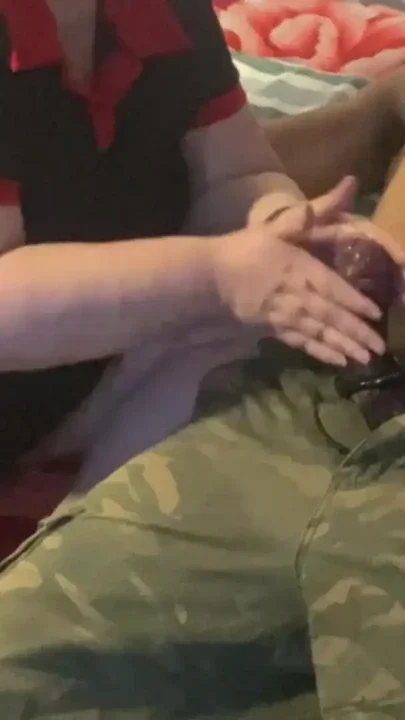 Gilf handjob BBC for cum load Clip 3