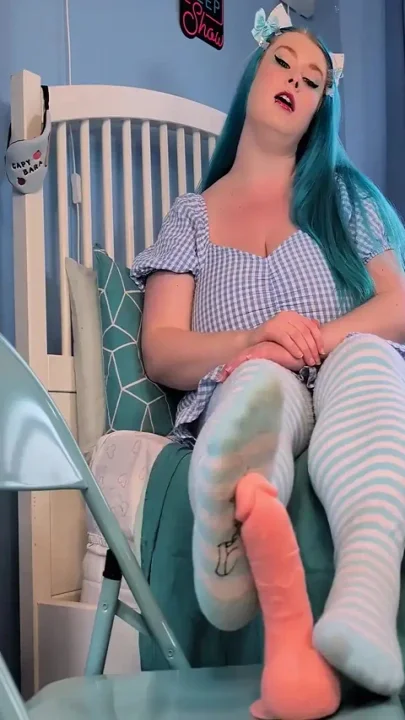 Teasing Footjob From a Neko Girl - Solo Girl