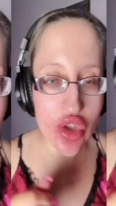 Asmr Paprika Pepper Eating - Asmr Eye Glasses Gianess Lipstick Big Lips Mouth