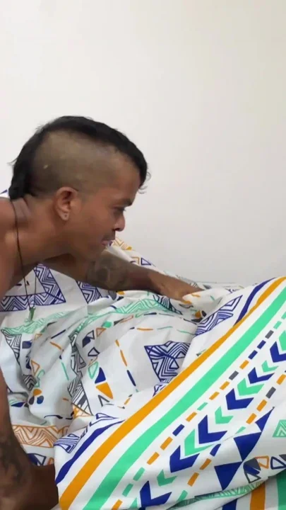 Horny little midget with a huge cock gets confused and ends up fucking his