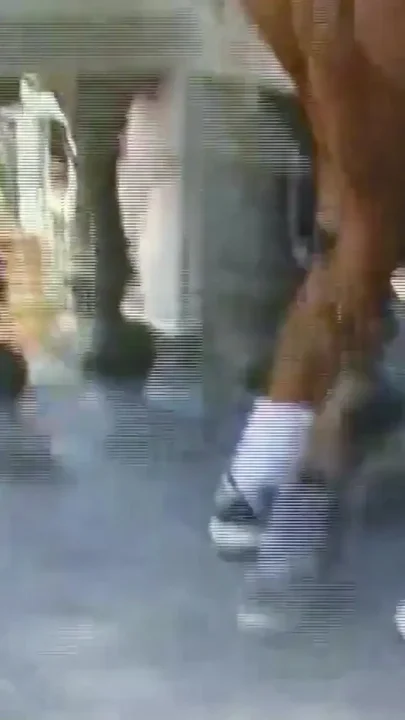 Blonde Big Tit Tranny Fucked Outdoors in Tight Asshole