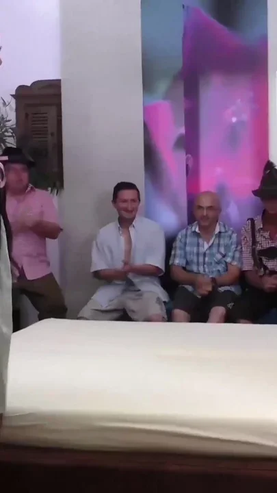 Real lederhosen groupsex orgy