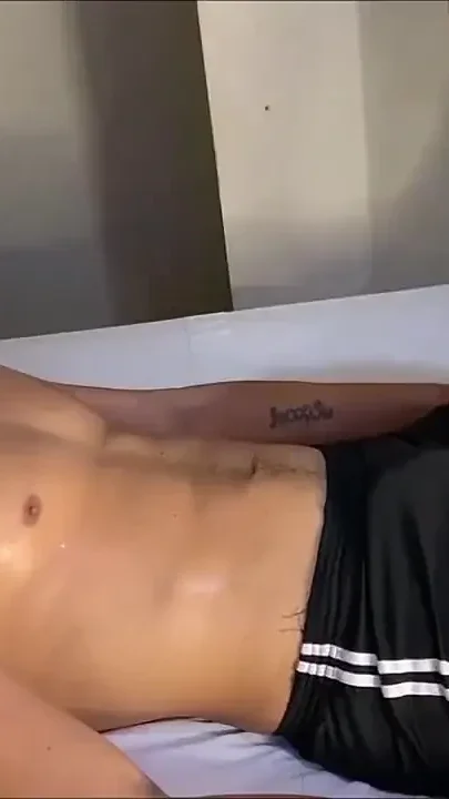 Jock Lays Back for a Blowjob in a Hotel