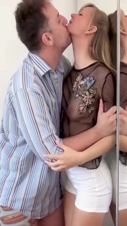 Messy facial for first time blonde