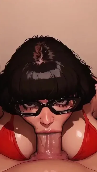 Velma Dinkley Sloppy Blowjob POV Clip 1