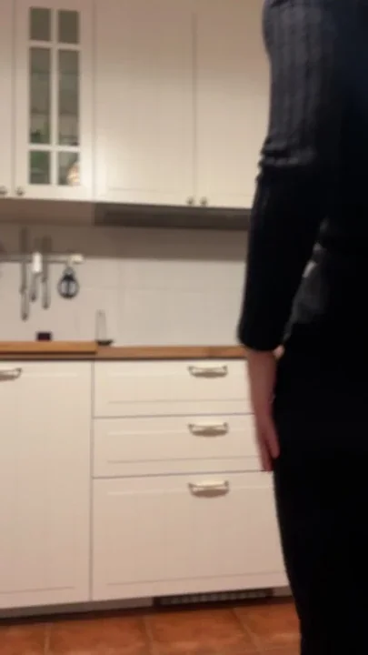 Hot Ass in Stockings - Sexy Back View Twerk Amateur Short