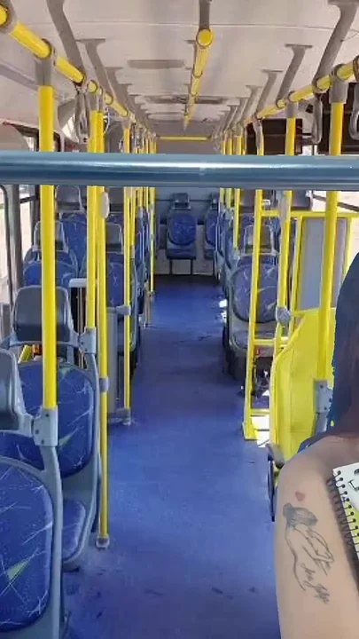 I Got Fucked on Public Transport and He Cummed on Me and Left My Ass Creamy