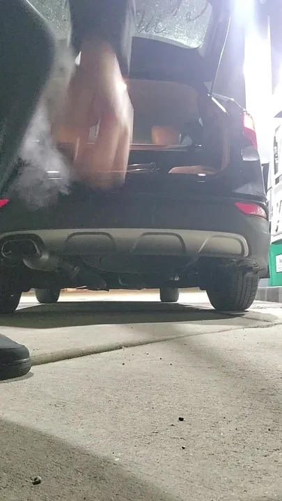 Sissy flashing truck driver