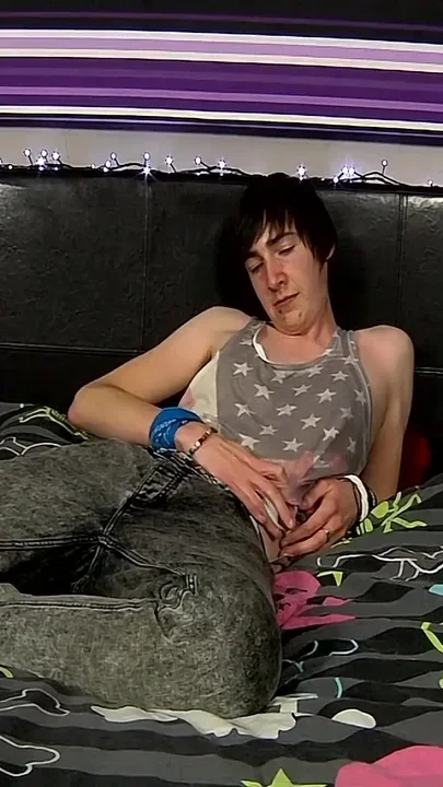 Smooth Slim Dick Stroking Boy