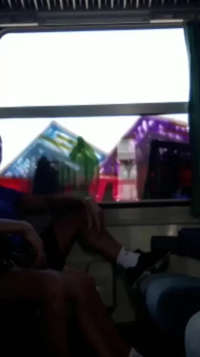Fucked raw bg young striaght dude in train