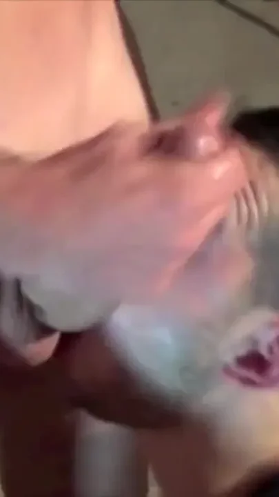 Twink fucked XXL cock of anonymous straight with a blindfolded face
