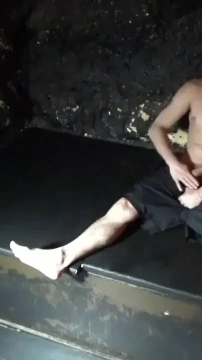 Sexy twink used in a backroom - webcam