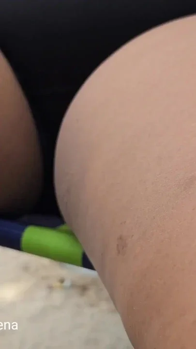 Married giving big ass showing off her butt Clip 2