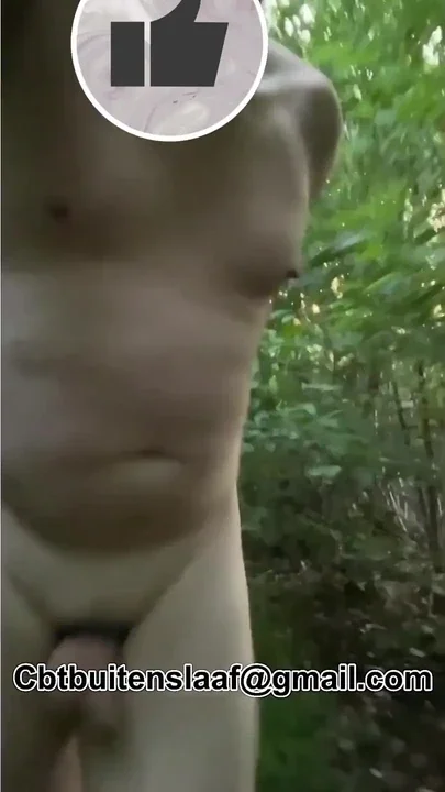 Naked outdoor in the forest
