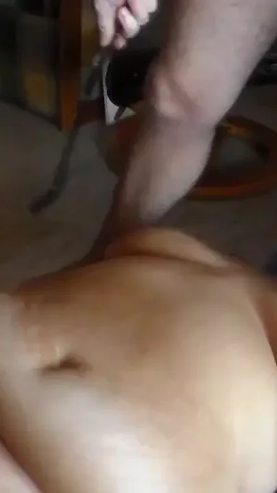 John is peeing on Jen while he is spanking her pussy