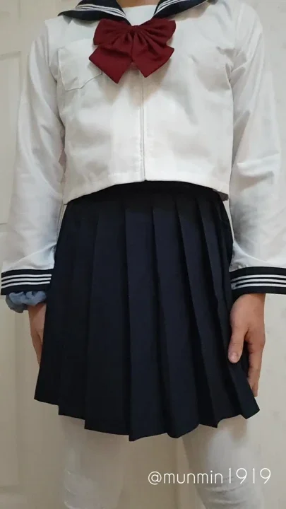 I masturbated in a sailor suit A lot of semen came out