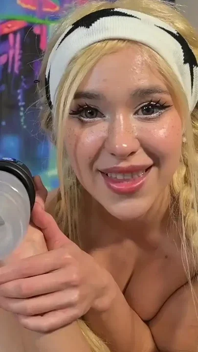 POV Swallowed his cum while he stared on my petite exposed body I milked his
