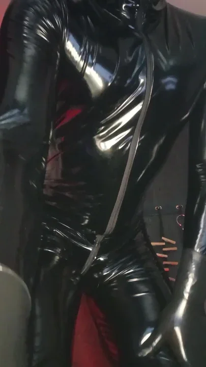 Enjoy my latex skin