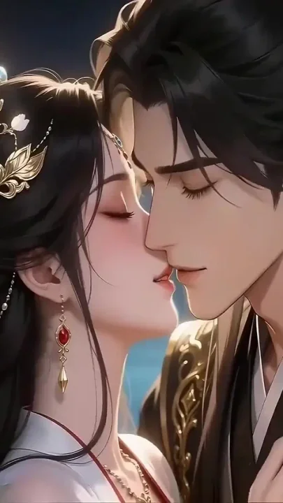 A Chinese Ancient Costume Fairy Passionate Encounter with Her Lover but Was