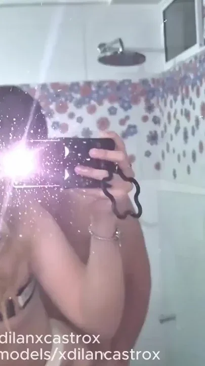 FEMBOY TRANS TAKES A SHOWER TO BE FUCKED BAREBACK AND HE CUMS IN HER MOUTH Clip 2