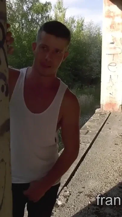 Wimp Deepthroats Construction Worker and gets Massive Facial Clip 1