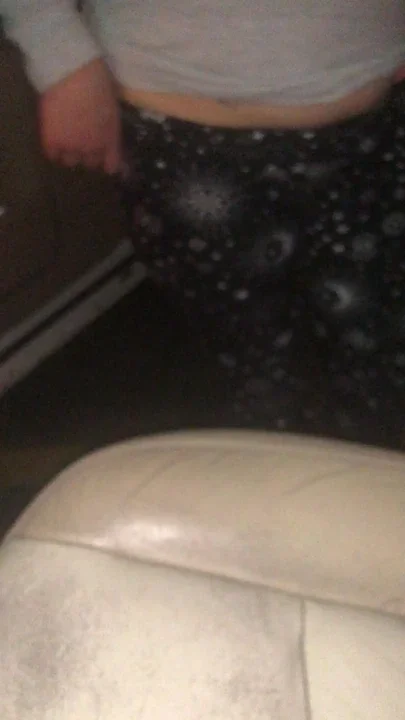 My stepmom pissing in public after she takes my warm cum in her pussy