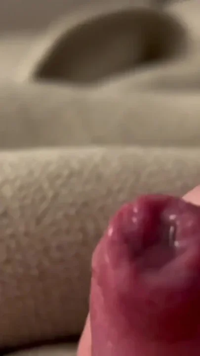 Small foreskin penis comes hard Clip 1