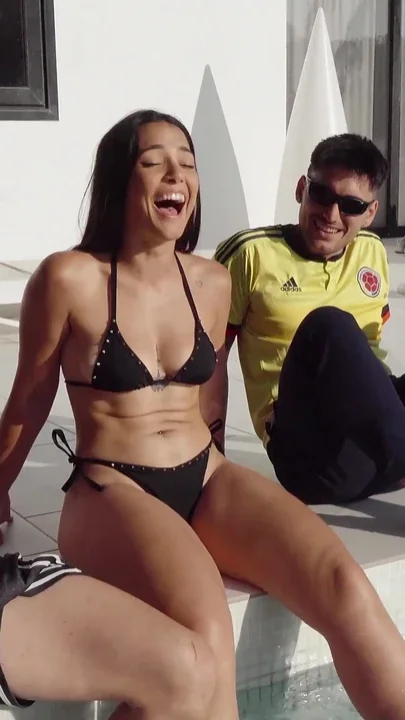 Nuria Millan Double Penetration in the Pool