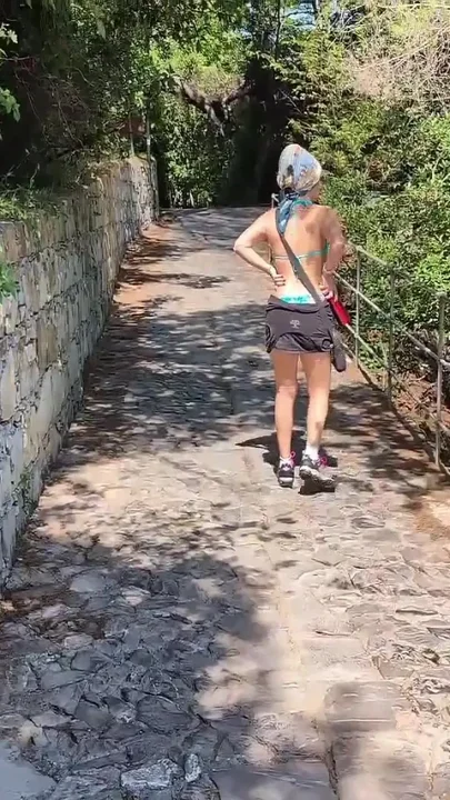 Sex and Swallow Stranger's Cum in the Tent at the Campsite