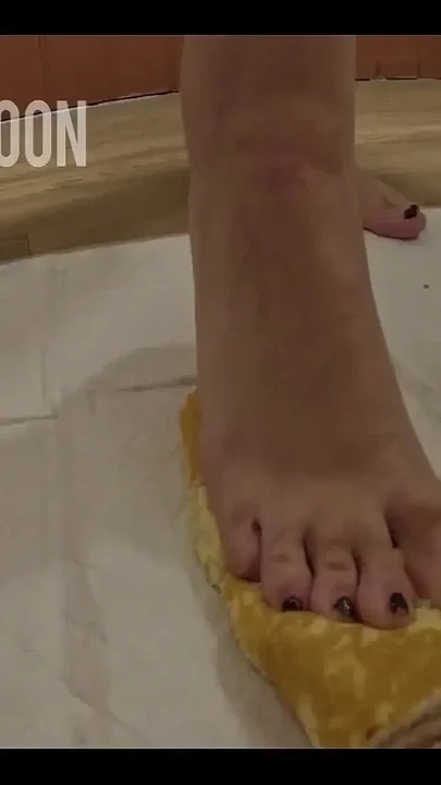 Not Everyones Cup of Tea but if You Want to See My Foot Squish a Cake - Press Play