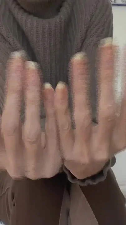 Natural Long Fingernails Middle Finger and Finger Snapping JOI Lady Victoria Valente