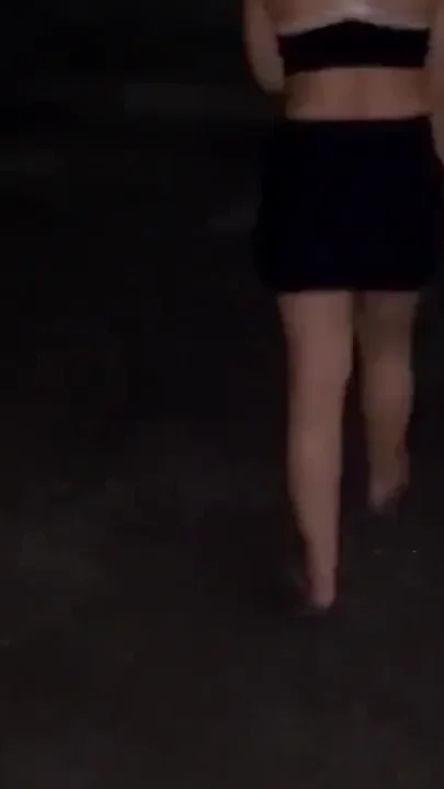 Night Walk Ends in a Park Fuck While Passersby Looked on