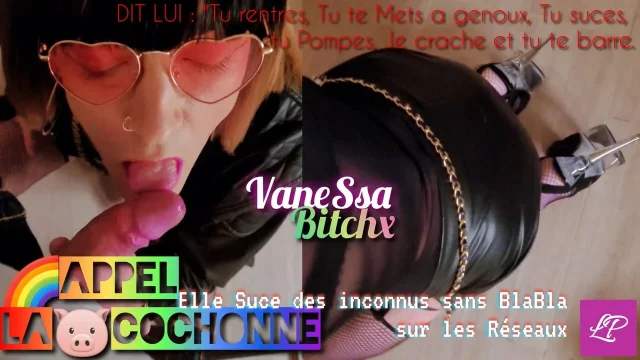 Call This She Sucks Strangers Without Blabla on the Networks Vanessabitchx Trucks