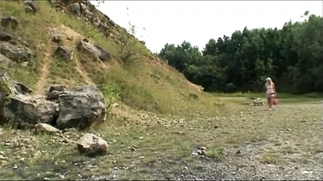 Sexy Teen Outdoor Fucked by Her Mature Guide