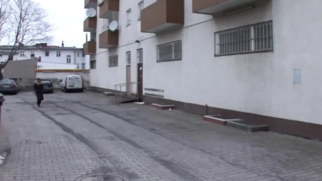 Picked up German blonde fucked in the bedroom